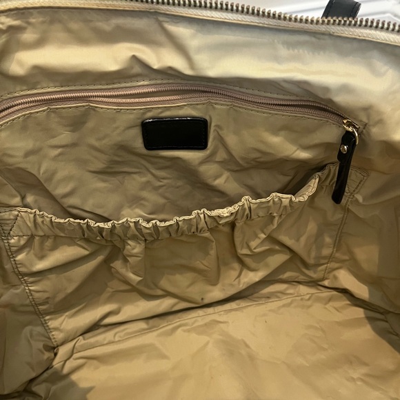 Kate Spade Multicolor Diagonal Stripe Diaper Bag with Black Handles - Picture 8 of 15